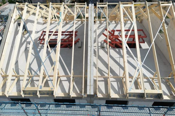 Blick von oben ins Dachgeschoß Blick von oben ins Dachgeschoß